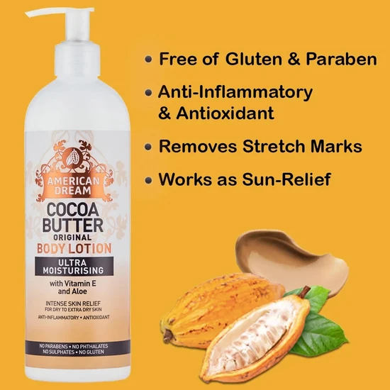 American Dream Cocoa Butter Original Ultra Moisturising Body Lotion 473ml