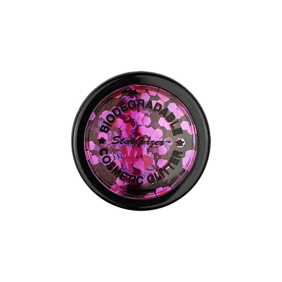 Stargazer Chunky Biodegradable Face Glitter Biodegradable Chunky Glitter Shaker Fuschia