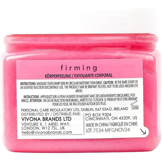 Sunday Rain Pink Grapefruit & Sea Salt Body Scrub 265g