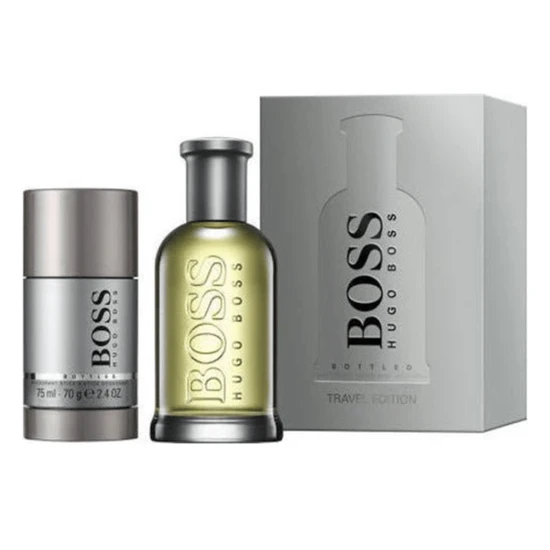Hugo Boss Bottled Eau De Toilette Gift Set 100ml EDT + 75ml Deodorant Stick