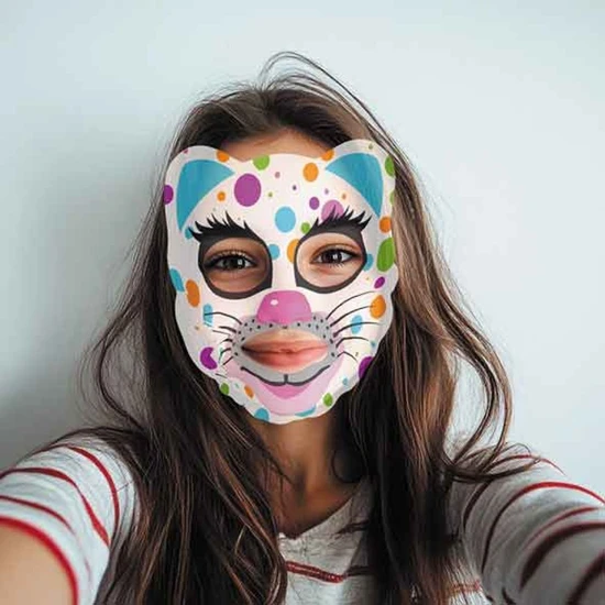 7th Heaven Roar-Freshing Rainbow Leopard Face Mask Apple & Winter Cherry