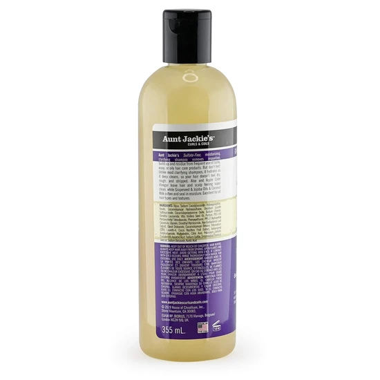 Aunt Jackie's Grapeseed Power Wash Intense Moisture Clarifying Shampoo 12oz