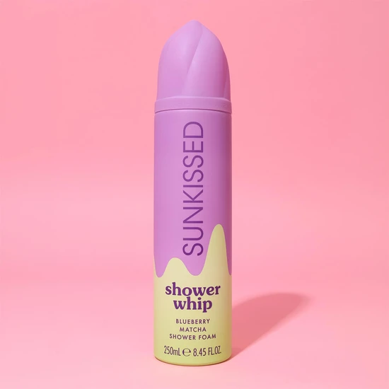 Sunkissed Shower Whip Blueberry Matcha Shower Foam 250ml