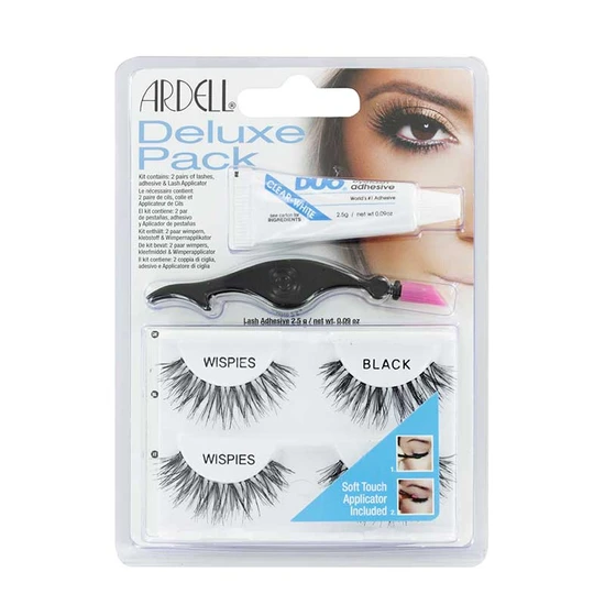 Ardell Deluxe Pack Wispies Black