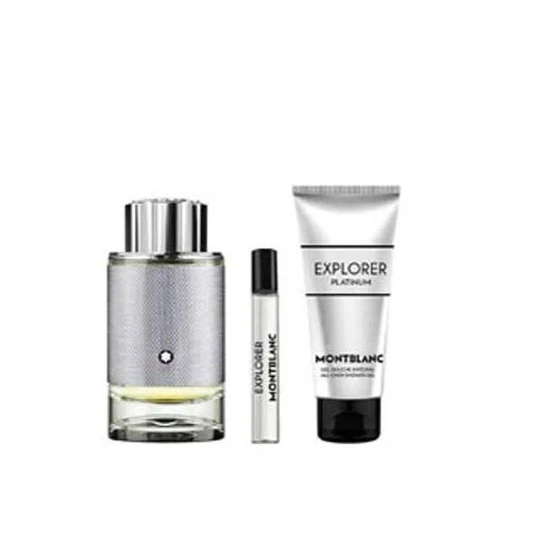 Montblanc Explorer Platinum Eau De Parfum + Shower Gel 60ml + 100ml