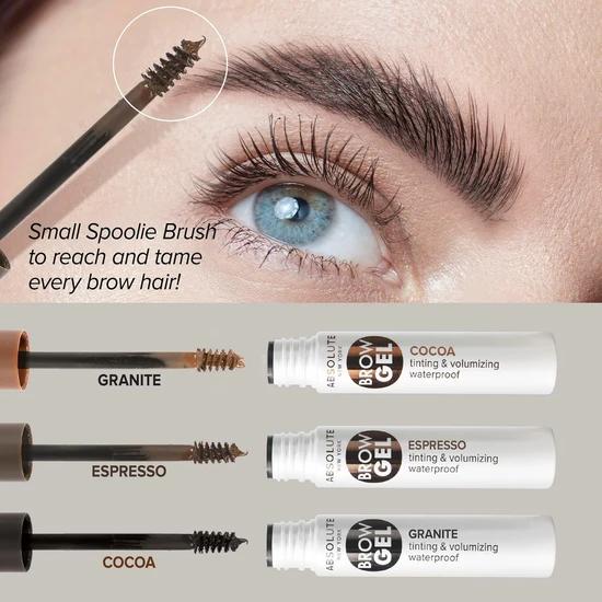 NICKA K NEWYORK Absolute New York Brow Gel 6g / Cocoa