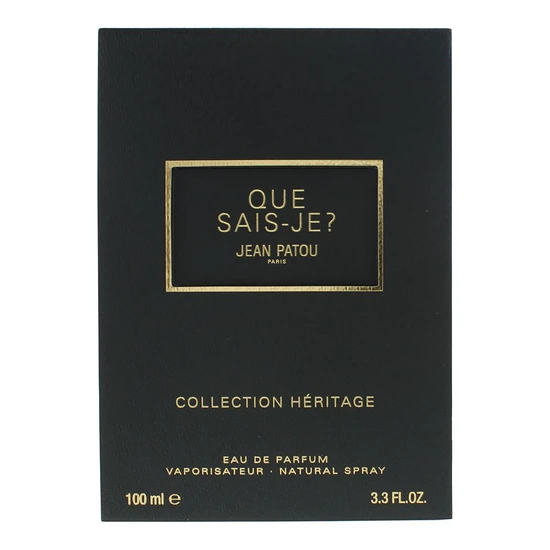 Jean Patou Collection Heritage Que Sais-Je? Eau De Parfum 100ml