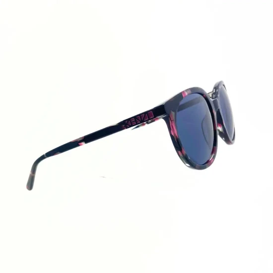 Kenzo KZ320201 Sunglasses Pink/Grey with Blue Tinted Lenses