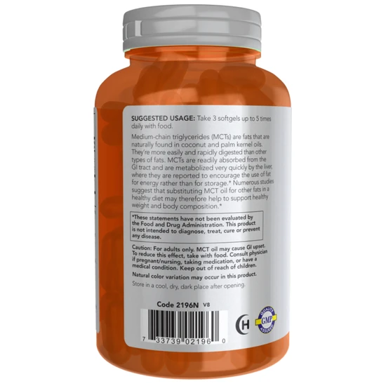 NOW Foods MCT Oil 1000mg 150 Softgels