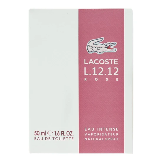 Lacoste L.12.12 Rose Eau Intense Eau De Toilette 50ml