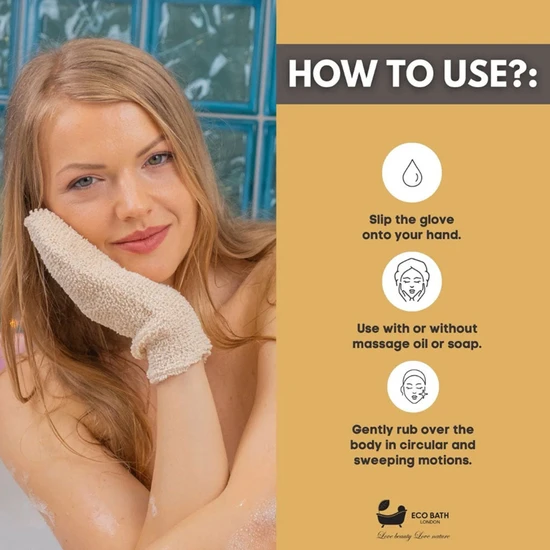 Eco Bath London Eco Bath Hemp Massage Glove
