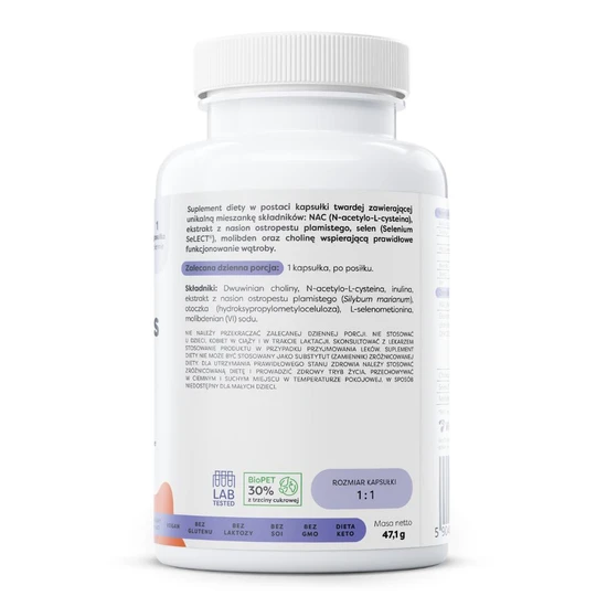 Osavi NAC Detox Selenium & Molybdenum Capsules 60 Capsules