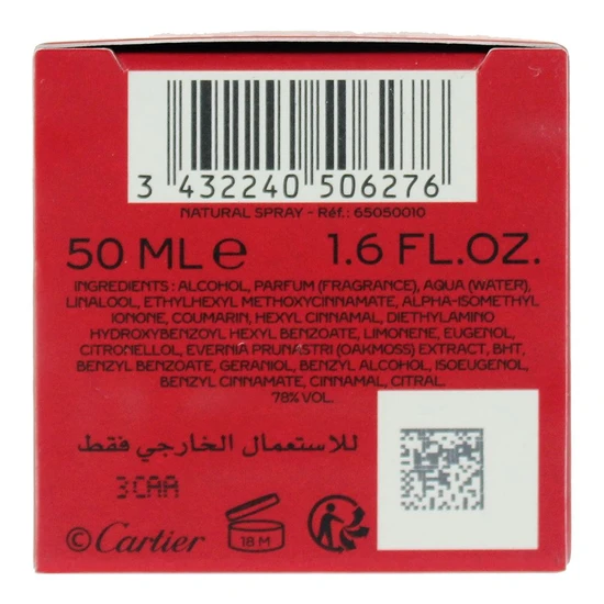 Cartier Pasha De Cartier Parfum 50ml