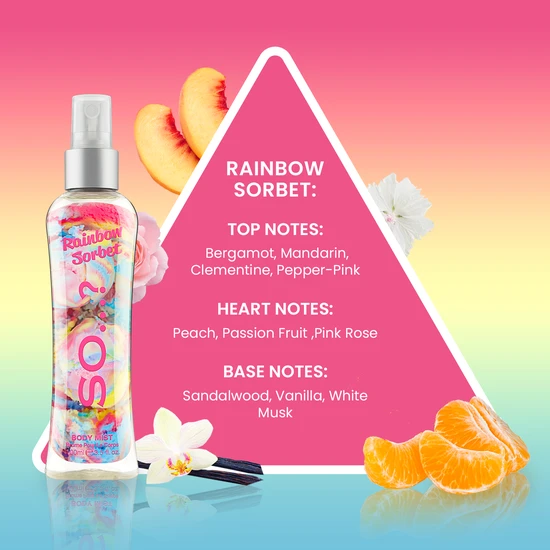 SO...? Rainbow Sorbet Body Mist 100ml
