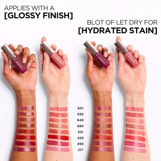 L'Oreal Paris Hyaluron Tint Lip Stain Serum 485 Nude Espresso