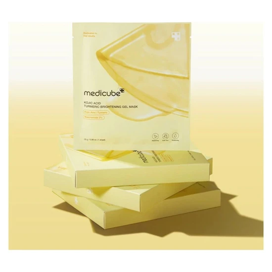 Medicube Kojic Acid Turmeric Brightening Gel Mask 4 x 28g
