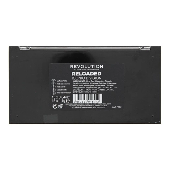 Revolution Reloaded Iconic Division Eyeshadow Palette Iconic Division