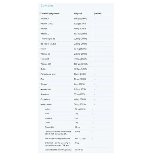 Osavi Multivitamins & Minerals One Daily Capsules 60 Capsules