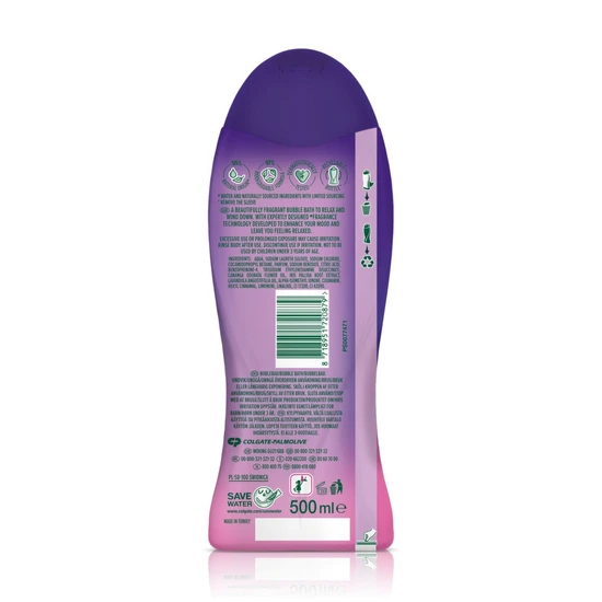 Palmolive Relax & Wind Down Ylang Ylang & Lavender Scent Bubble Bath 500ml