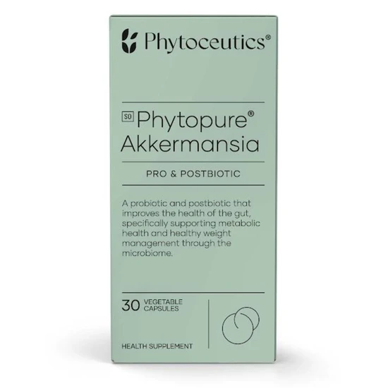 Phytoceutics Phytopure Akkermansia Pro & Postbiotic Capsules 30 Capsules
