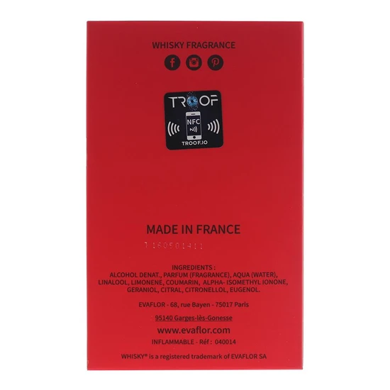 Evaflor Whisky Red Eau De Toilette 100ml