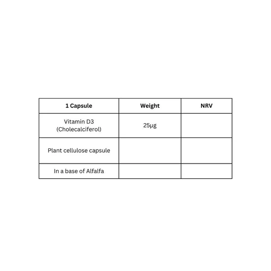 Viridian Vitamin D3 1000iu 30 Vegan Capsules