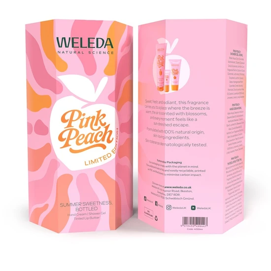 Weleda Limited Edition Pink Peach Gift Set