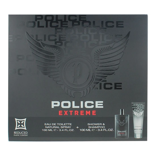 Police Extreme Eau De Toilette 100ml Gift Set 100ml & 100ml Shower Gel