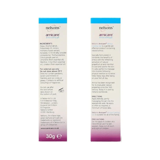Nelsons Arnicare Cooling Gel 30g