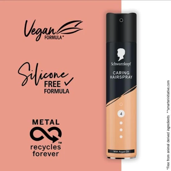 Schwarzkopf Style & Repair With Argan Oil Caring Hairspray 4 250ml