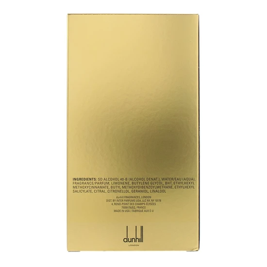 Dunhill London Desire Gold Eau De Toilette 100ml