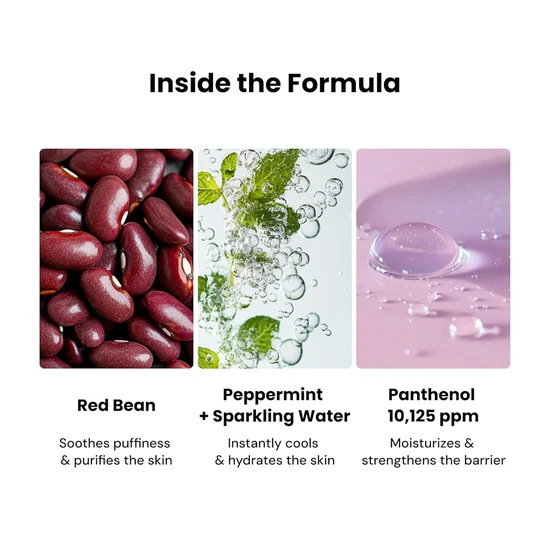 PO:DL PODL Red Bean Panthenol Coolfit Gelfting Mask x4