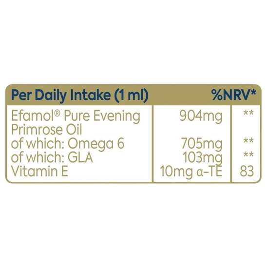 Efamol Evening Primrose Oil Liquid Dropper 60ml