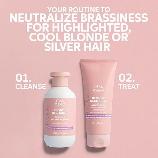 Wella Professionals Invigo Blonde Recharge Purple Shampoo 300ml