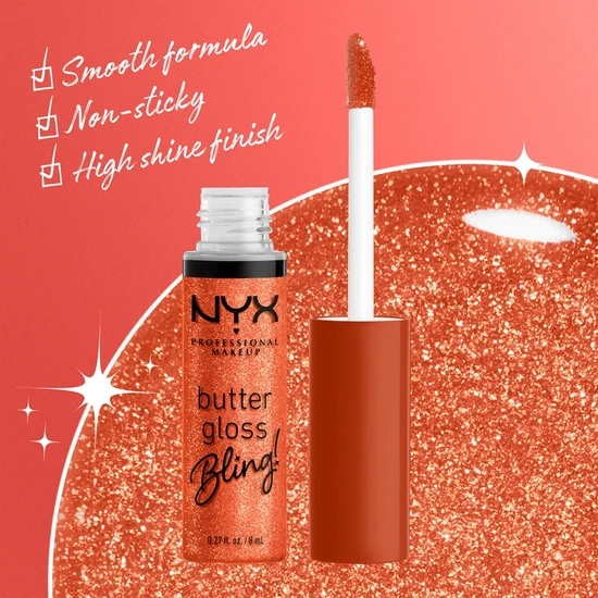 NYX Professional Makeup Butter Gloss Bling 06 Shimmer Down