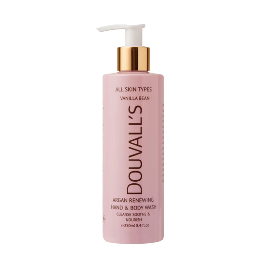 Douvall's Smoked Vanilla & Honey Argan Renewing Hand & Body Wash 250ml