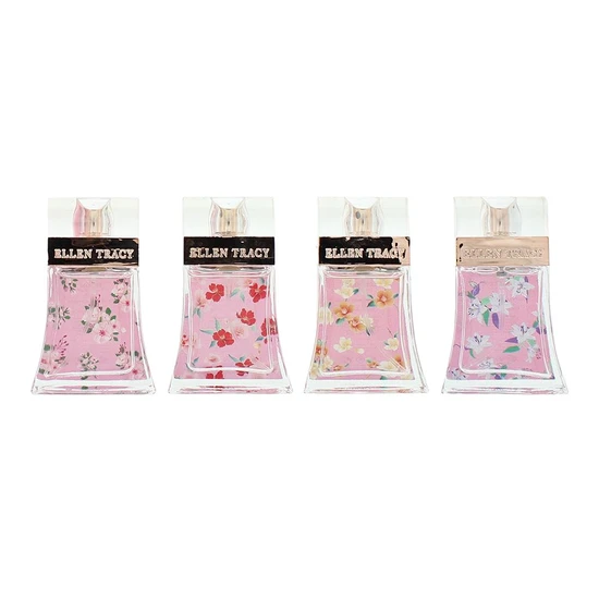 Ellen Tracy Classic Florals Eau De Parfum Gift Set Bloom, Dashing, Luminous, Sparkling 15ml
