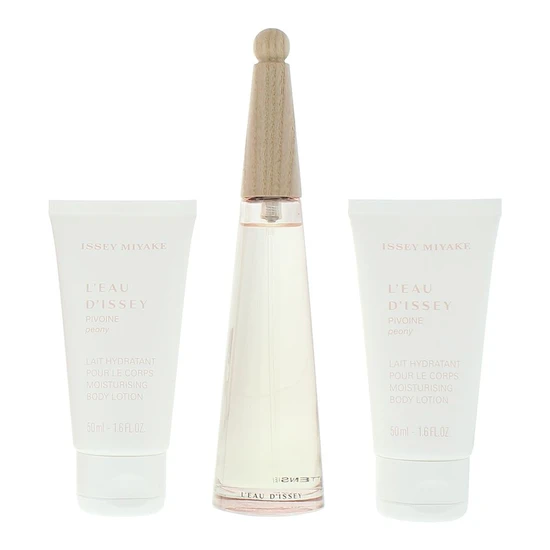 Issey Miyake L'Eau d'Issey Pivoine Gift Set 50ml & 2 x 50ml Body Lotion