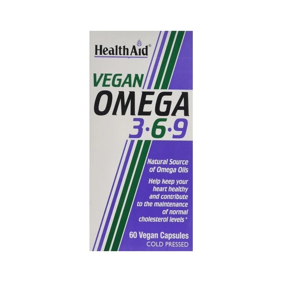 Health Aid Vegan Omega 3-6-9 Capsules 60 Capsules