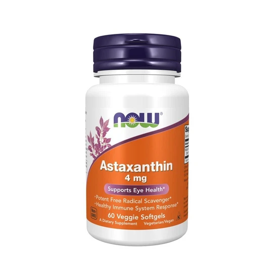 NOW Foods Astaxanthin 4mg - 60 Veggie Softgels