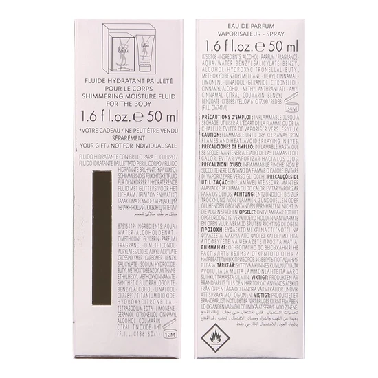 Yves Saint Laurent Black Opium Gift Set 50ml Eau De Parfum + 50ml Body Lotion