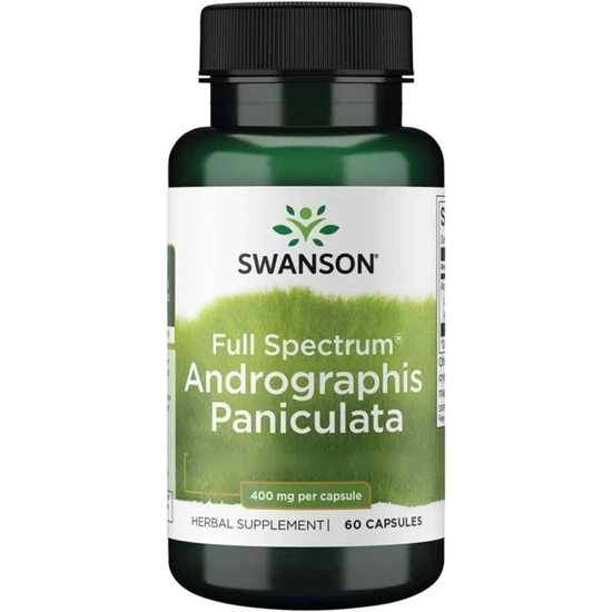 Swanson Full Spectrum Andrographis Paniculata 400mg Capsules 60 Capsules