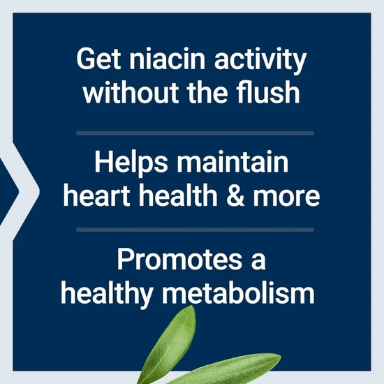 Life Extension No Flush Niacin 640mg 100 Capsules