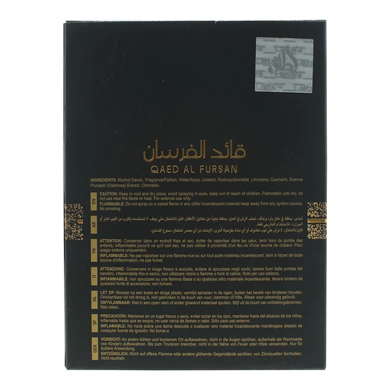 Lattafa Qaed Al Fursan Eau De Parfum 90ml
