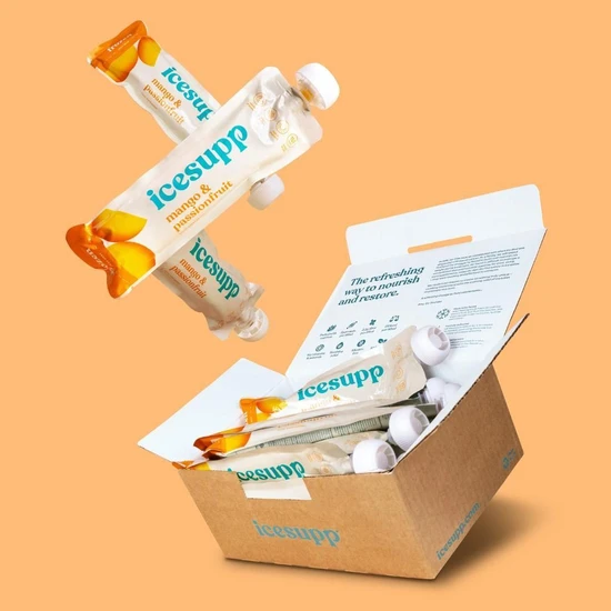 Icesupp Mango & Passionfruit Frozen Supplement Pouch 12