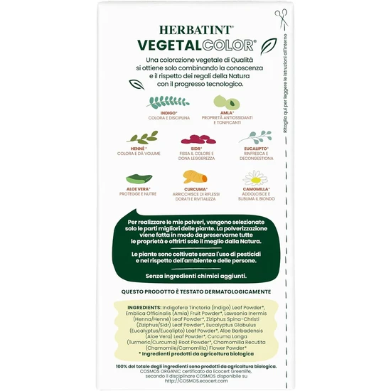 Herbatint Vegetal Organic Hair Colour Moon Light Power 100g