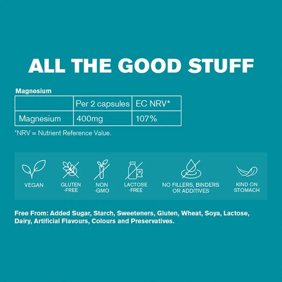 Dr Vegan Magnesium Citrate 400mg Capsules 60 Capsules