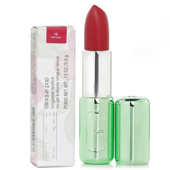 Clinique Pop Longwear Lipstick Matte 18 Chili Pop