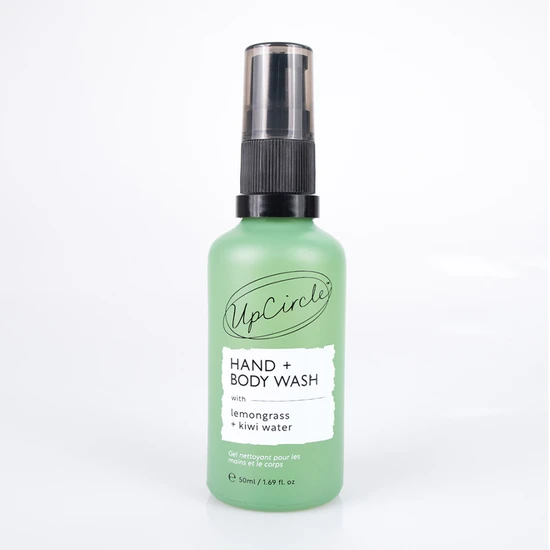 UpCircle Beauty Hand + Body Wash With Lemongrass + Kiwi Water 50ml