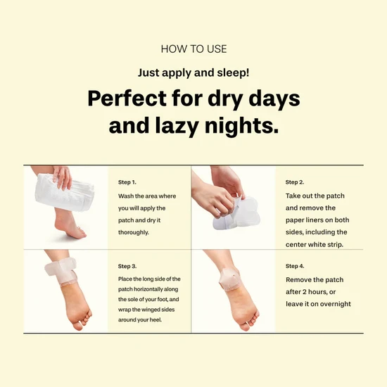 BAREN Shea Butter Sleeping Heel Patch x10